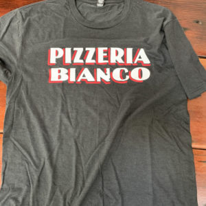 Pizzeria Bianco T-Shirt with Red Logo