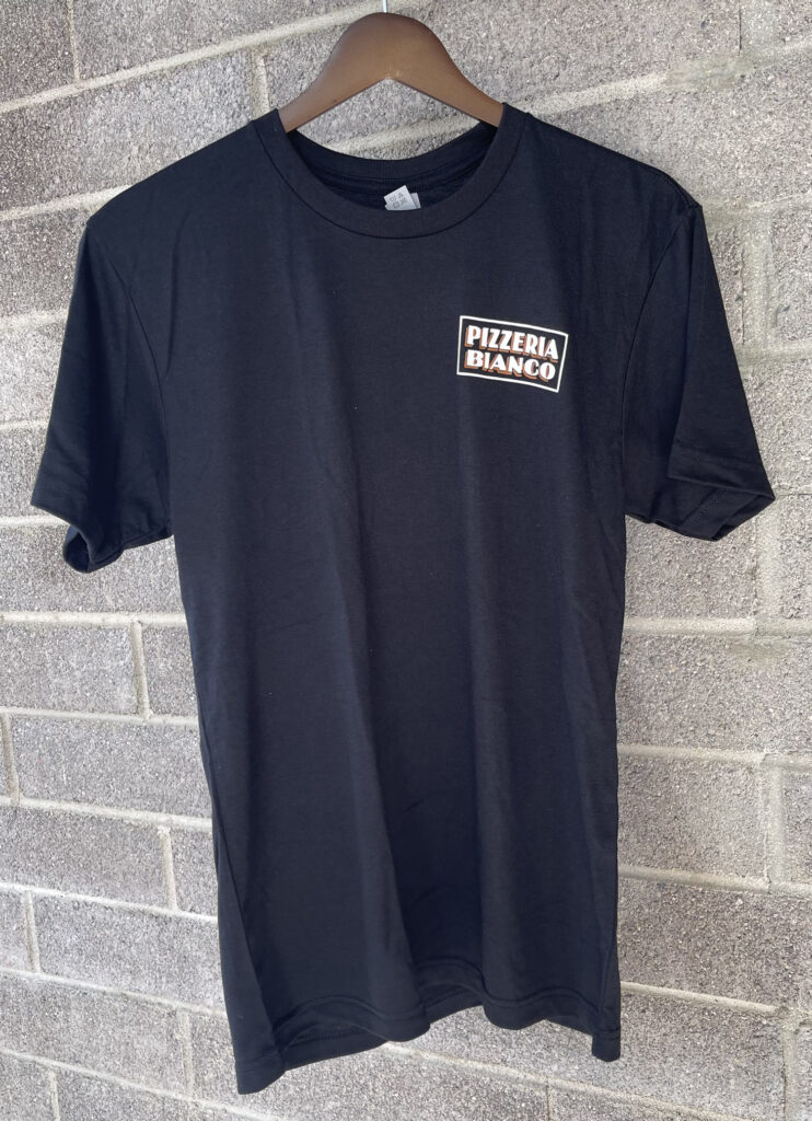 Pizzeria Bianco TShirt Stacked Logo Black Pizzeria Bianco Provisions